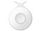 Botón de Pánico Hikvision AX PRO DS-PDEBP1-EG2-WB, Inalámbrico, IP54. Color Blanco.