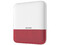Sirena Inalámbrica Hikvision AX PRO DS-PS1-E-WB/R, Indicador LED, IP65. Color Blanco con Rojo.