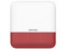 Sirena Inalámbrica Hikvision AX PRO DS-PS1-E-WB/R, Indicador LED, IP65. Color Blanco con Rojo.