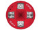 Sirena Estroboscópica de Techo KIDDE EGCAVRF, Color Rojo.
