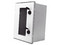 Gabinete Precision PST-3040-20PT para Instalación de POEs con Placa Trasera Interior, Puerta transparente, Protección IP65, Incluye Chapa y Llave.