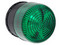 Alarma STI STI-SA5500-G con luz estroboscópica, notificación audible y visible. Color Verde