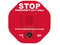 Alarma de puerta multifunción STI 6400WIR con Exit Stopper inalámbrica. Color Rojo