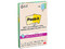 Block 3M Post-it 4621R-4SST Raya Super Sticky Oasis, 4x6 Pulgadas (10.16x15.24 cm), 45 Hojas por Block, Paquete con 4 Blocks.