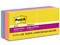 Notas Adhesivas 3M Post-it Super Sticky 2x2 Pulgadas (5x5 cm), Block con 90 Hojas, Paquete con 8 Blocks.
