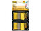 Banderitas 3M 680-YW2 Amarillo, Estuche Doble con 50 Unidades.