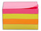 Notas Adhesivas 3M de 3X3 Pulgadas, 100 Hojas, Colores Neón.