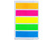 Banderitas Adhesivas Deli EA10402, 5 Blocks con 20 Banderitas. Colores Neón.