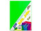 Paquete de Hojas Saira 106818, Tamaño Carta, 100 Hojas. Color Verde Manzana.