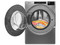 Lavadora Whirlpool 7MWFW5605MC de 21 Kg, Carga Frontal, 1160 RPM, Color Gris.