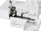 Máquina de coser Brother Cover CV3440, Tri-cover, Color Blanco.