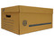 Caja Archivo GEO Oficio de Cartón Modelo 005, Medidas 50x35x25 cm. Paquete con 20 Piezas. Colores Beige y Café.

