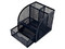 Organizador Nextep NE-175X: Malla Metálica de 4 Secciones, Color Negro.