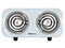 Parrilla Eléctrica Koblenz PEKM-2000 EG, 2 Quemadores, 2000W, 120V, Color Blanco.