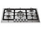 Parrilla de Gas Integrada Whirlpool AKT790IXL, 5 Quemadores, Acero Inoxidable, 73 cm, Color Gris.
