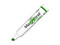 Marcador para Pizarrón Magistral Clásico de punta cincel 6.0mm, color verde. Paquete con 12 piezas