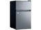 Frigobar Midea MDRT87CCDLS de 3.4 pies cúbicos, Acero inoxidable, Dos Puertas, Con Llave de Seguridad, Color Plata.