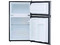 Frigobar Midea MDRT87CCDLS de 3.4 pies cúbicos, Acero inoxidable, Dos Puertas, Con Llave de Seguridad, Color Plata.
