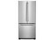 Refrigerador French Door 20 pies cúbicos, Acero Inoxidable, Color Silver.