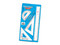 Juego de Geometría Baco EQ004, Flexible, Incluye Escuadra, transportador, regla y compás.