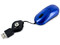 Ultra Mini Mouse General Electric Óptico,  cable retráctil USB. Color Azul