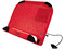 Base de Alumino para Laptop Perfect Choice con ventilador. Color Roja