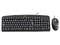 KIT TrueBasix/Acteck de Teclado, Mouse Óptico y Bocinas. Color Negro