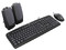 KIT TrueBasix/Acteck de Teclado, Mouse Óptico y Bocinas. Color Negro