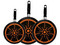Juego de Sartenes T-Fal Vital, 3 piezas, Aluminio. Color Negro.