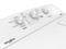 Secadora Whirlpool, Gas natural, Carga Superior 18 kg, AutoDry, color blanco.