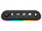 Usb HUB Streamplify Deck 5, con 4 x USB 3.0, 1 x USB 2.0, iluminación RGB, 12V. Color Negro.