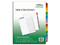 Separador De Hojas, Avery, Tamaño Carta, 31 Divisiones, Compatible Con Impresión Láser E Inkjet.