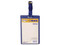 Gafete vertical Mae GFS-10V, Color azul, caja con 50 piezas.