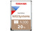 Disco Duro Toshiba N300 de 20TB, Caché 1024MB, 7200 RPM, SATA III (6 Gb/s), Velocidad de Transferencia 294MB/s. Para Sistemas NAS.