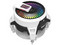 Disipador con Ventilador Alseye W90-INTEL, hasta 2600RPM, Compatible con Intel LGA 1200/1700. Color blanco.