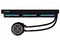Sistema de enfriamiento líquido ALSEYE W360-V-B, 360 mm, hasta 2400 RPM. Color negro.