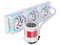 Sistema de enfriamiento líquido ALSEYE W360-V-W, 360 mm, hasta 2400 RPM. Color blanco.