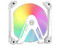 Ventilador ALSEYE W12 Pro, 120 mm, ARGB, hasta 2000 RPM. Color blanco.