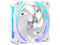 Ventilador Alseye W12-PLUS-W de 120mm, 2400RPM, RGB. Color Blanco.