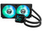 Sistema de enfriamiento líquido Asus Prime LC 240 ARGB a 600-2200RPM, 2x120mm , Intel-AMD, Color Negro.
