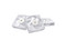 Kit de 3 Ventiladores Asus ProArt PF120 PWM, 120mm, 3000 RPM. Color Blanco.