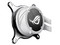 Sistema de enfriamiento líquido ASUS ROG Strix LC 360 RGB Edición White, con Aura Sync RGB y 3 ventiladores A-RGB de 120 mm.