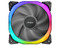 Kit de 3 Ventiladores Antec FUSION 120 ARGB, 120mm, 600RPM - 2000RPM, Color Negro.
