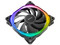 Kit de 3 Ventiladores Antec FUSION 120 ARGB, 120mm, 600RPM - 2000RPM, Color Negro.