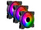 Kit de 3 Ventiladores Balam Rush Eolox Blaze EX50K, RGB, 1500RPM, 120mm, RGB, Color Negro.