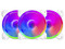 Kit de 3 Ventiladores Balam Rush Eolox Blaze EX50KW, 120mm, 1500RPM, RGB, Color Blanco.