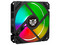 Ventilador BalamRush Eolox Blaze EX70 de 120mm, Aura RGB. Color Negro.