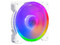 Ventilador BalamRush Eolox Blaze EX50W de 120mm, Aura RGB. Color Blanco.