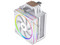 Disipador y Ventilador Balam Rush Heliux Pro HEX50 de 120mm, Compatible con Intel 1200 / 115x / 1700 / 1851 y AMD AM4 / AM5, Color Blanco.