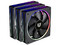 Kit 3 Ventiladores 120mm EOLOX BORA EXB85 Balam Rush Azender Series, Velocidad 600-1800 RPM, ARGB 16 LED, Conector 4 Pin PWM, Color Negro.